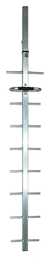 UHF/ISM 9 element square boom Yagi, aluminium, 870-930MHz, 50W, N-type female, 11.5dBd – 970mm